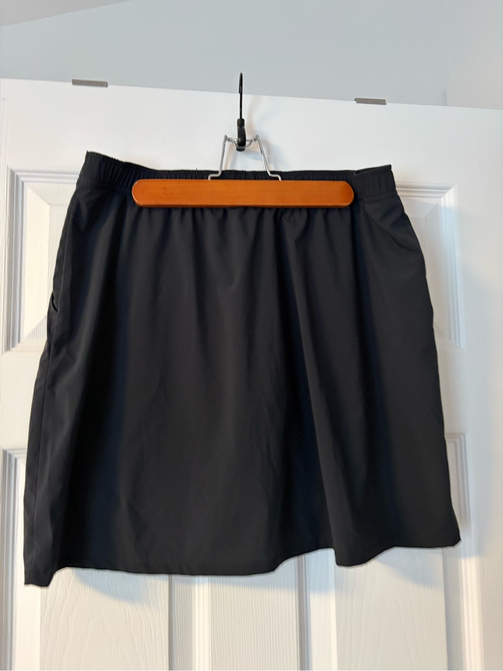 Toad&Co Black and Charcoal Athletic Skort